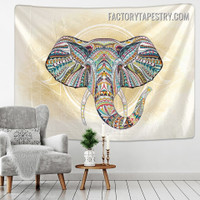 Elephant Mandala Tapestry Animal Pattern Wall Art Tapestries for Bedroom