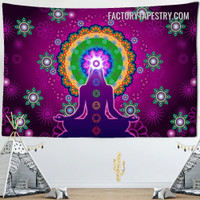 Seven Chakras Tapestry Indian Mandala Psychedelic Wall Art Tapestries for Bedroom