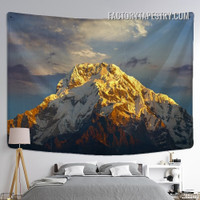 Mountain Peak Nature Landscape Scenery Modern Wall Décor Tapestry for Bedroom Living Room Dorm