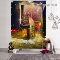 Christmas Window Decoration Modern Wall Art Tapestry for Room Decoration