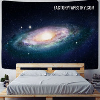 Spiral Galaxy Universe Cosmic Modern Wall Art Space Tapestry for Bedroom Dorm Home Décor