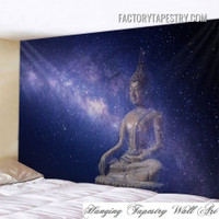 Buddhism Enlightenment Spiritual Modern Wall Hanging Tapestry for Bedroom Dorm Home Decoration