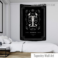 Scorpio III Astrology Witchcraft Divination Bohemian Tarot Wall Hanging Tapestry