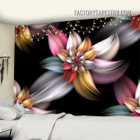Fractal Abstract Flower Floral Modern Wall Hanging Tapestry for Living Room Decoration