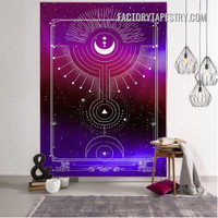Mystical Signs Witchcraft Tarot Psychedelic Wall Hanging Tapestry for Bedroom Dorm Home Decoration