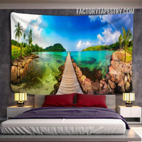 Seashore Scenery Nature Landscape Modern Wall Decor Tapestry for Home Decoration Seashore Scenery Nature Landscape Modern Wall Decor Tapestry for Home Decoration