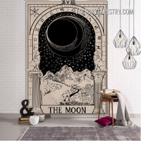 The Moon I Bohemian Tarot Wall Hanging Tapestry