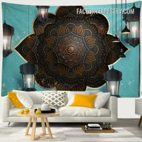 Arabesque Flower Pattern Floral Modern Wall Hanging Tapestry for Room Decoration