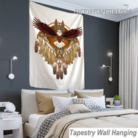 Eagle Tapestry Magic Dream Catcher Bird Modern Wall Hanging Tapestries for Bedroom Dorm Home Decoration