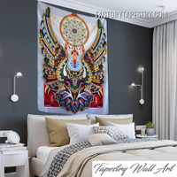 Owl Dream Catcher Magic Bird Modern Wall Hanging Tapestry for Home Decoration
