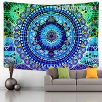 Psychedelic Mandala Abstract Digital Fractal Pattern Indian Wall Decor Tapestry for Room Decoration