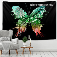 Eagle In Butterfly Abstract Animal Hippie Modern Wall Art Tapestry for Room Decoration