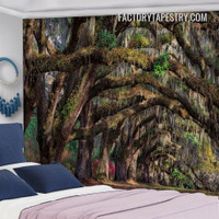 Ancient Trees Nature Landscape Modern Wall Hanging Tapestry for Room Decoration