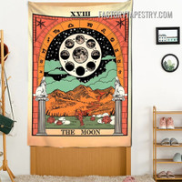 The Moon III Psychedelic Tarot Tapestry Wall Art