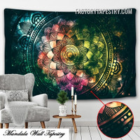 Mandala Design Psychedelic Wall Hanging Tapestry