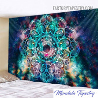 Constellation Mandala Psychedelic Wall Art Tapestry