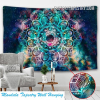 Constellation Mandala Psychedelic Wall Hanging Tapestry