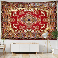 Russian Carpet Texture Bohemian Wall Hanging Tapestry for Home Decoration