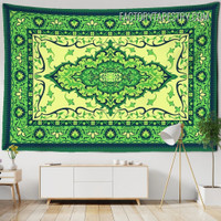 Traditional Embroidery Texture Floral Mandala Bohemian Wall Hanging Tapestry for Wall Decoration