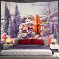 Christmas Ornaments Modern Wall Hanging Tapestry for Living Room Decoration