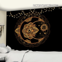 Mystical Eye Bohemian Tarot Mandala Wall Art Tapestry for Mysterious Dorm Background