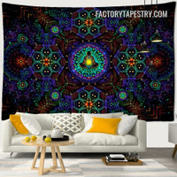 Magic Man Spiritual Psychedelic Wall Art Tapestry