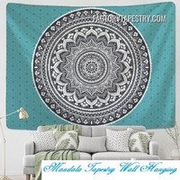 Round Mandala Design VII Wall Art Tapestry