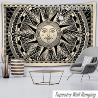 Mandala Sun I Bohemian Wall Art Tapestry