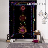 Witchcraft Universe Mandala Tarot Psychedelic Wall Art Tapestry