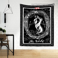 The World II Bohemian Tarot Wall Decor Tapestry