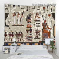 Ancient Egyptians Retro Vintage Wall Art Tapestry