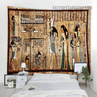 Egyptian Ancient Papyrus Retro Vintage Wall Hanging Tapestry