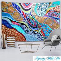 Witchcraft Spots Design Dream Psychedelic Wall Hanging Tapestry