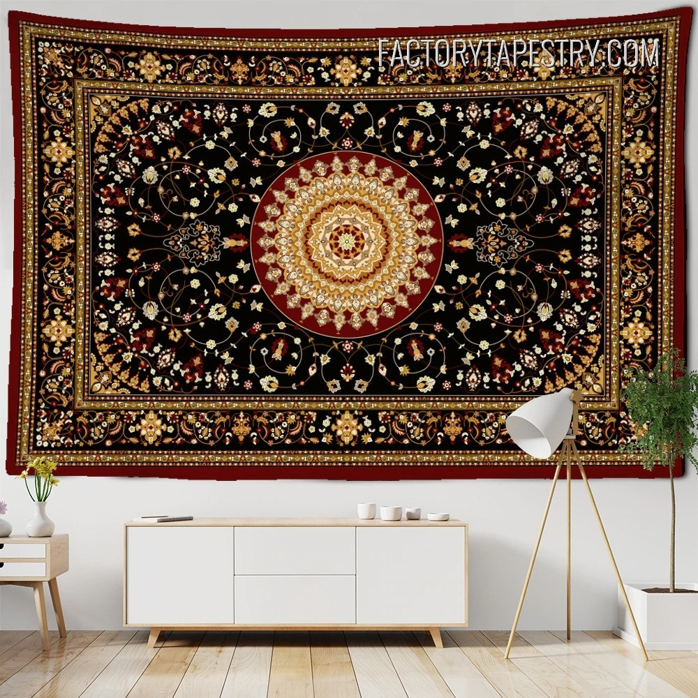 Photo inspiration: Geometric Patterned Wall Tapestry With Texture Reference: Tree Of Life Tapestry I