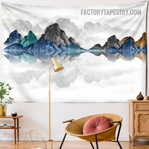 Mood Landscape Abstract Nature Modern Wall Hanging Tapestry