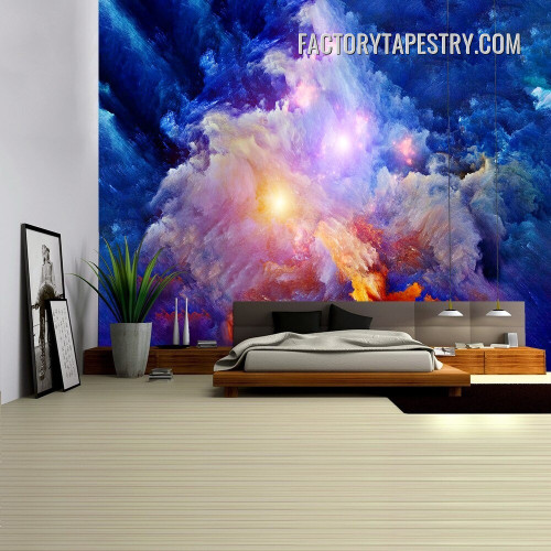 Colorful Space Nebula Psychedelic Wall Decor Tapestry