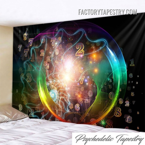 Sci Fi Tapestry II Psychedelic Wall Hanging Tapestries for Room Decoration
