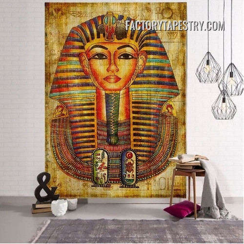 Ancient Egyptian Retro Psychedelic Tapestry Wall Art