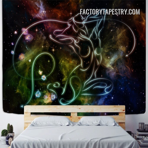 Human Curve Abstract Modern Wall Hanging Tapestry for Bedroom Dorm Home Decoration