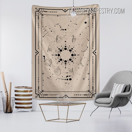 Moon Phases Bohemian Tarot Witchcraft Wall Hanging Tapestry for Bedroom Decoration