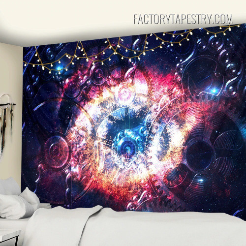 Time Dilation Galaxy Cosmic Space Psychedelic Wall Hanging Tapestry for Home Decoration