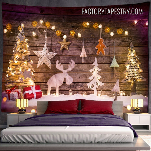 Christmas Backdrop Decoration Modern Wall Hanging Tapestry for Room Decoration