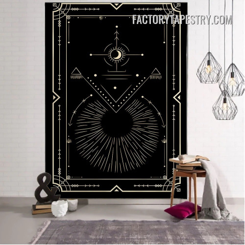 Moon Tapestry II Witchcraft Tarot Bohemian Wall Hanging Art