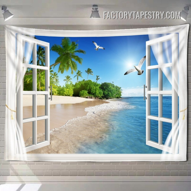 Window Waterfall View - Factorytapestry.com