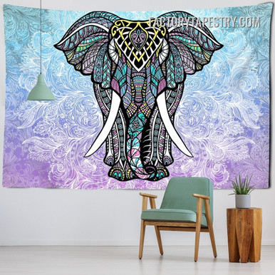 Colorful Elephant Factorytapestry
