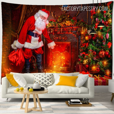 Santa Claus Christmas Tapestry Factorytapestry