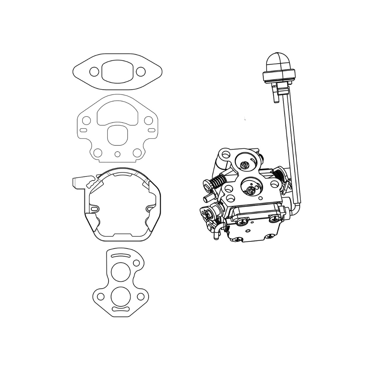 580353601 Husqvarna Carb Repair Kit Lct Sk9900 2 OEM