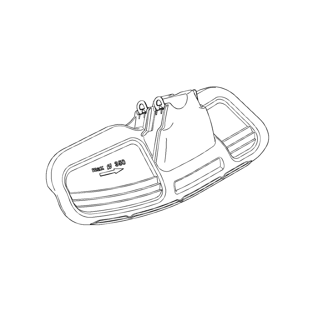Husqvarna 544160301 - Blade Guard Grass - Genuine Part