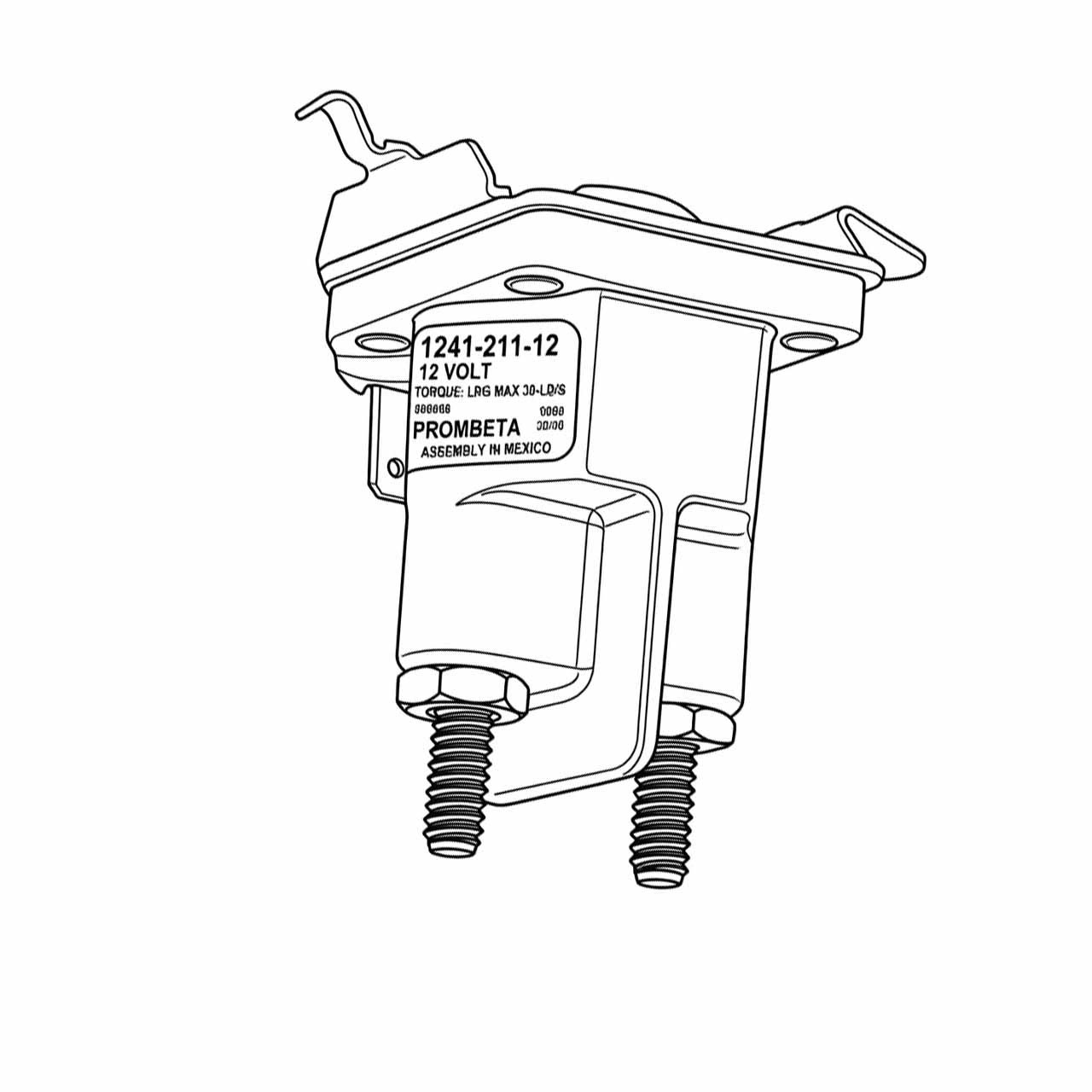 544439801 Relay - Genuine part.