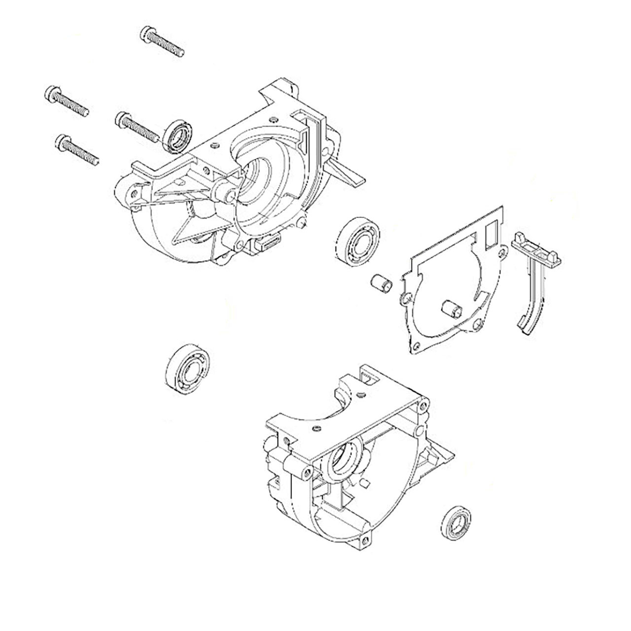 Husqvarna 585382201 - Crankcase Assy | Husqvarna Parts